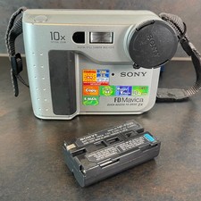 Sony Mavica MVC-FD75 0.3MP Floppy Disk Digital Camera Untested No Charger