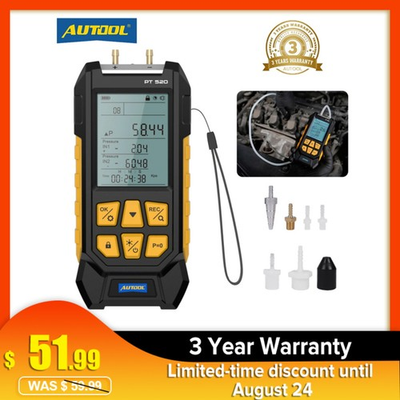 #ad Digital Manometer Manometer Differential HVAC Gas Pressure Tester 100 200Kpa $51.99