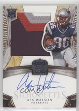 2014 Panini Crown Royale Rookie Silhouettes RPS 4/299 Asa Watson #236 Auto u0h