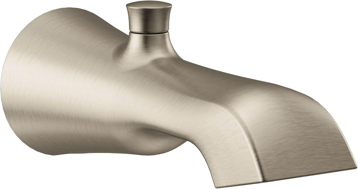 Moen S989BN Flara Slip Fit Connection Diverter Tub Spout, Br