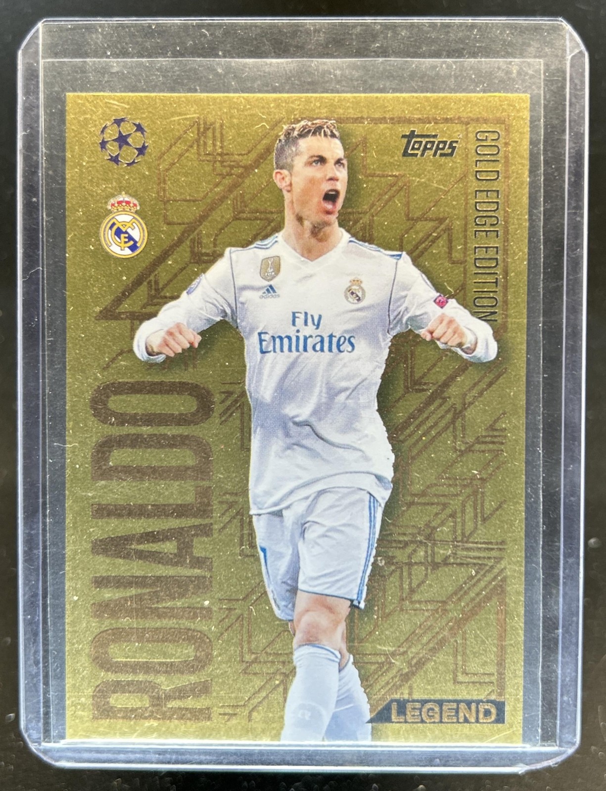 2024-25 Topps Match Attax UEFA Cristiano Ronaldo Gold Edge Edition #GE7