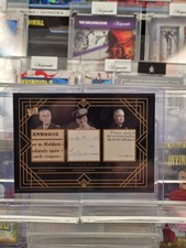2026 Pieces of the Past Wartime Triple Relic Marshall Eisenhower Handwritten 