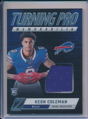 #ad #ad 2024 Panini Zenith Turning Pro Memorabilia Keon Coleman #TPM KCN MEM RC $5.22