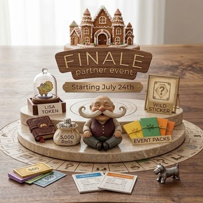 NSTANT FINISHED FINALE-PARTNER EVENT-MONOPOLY-GO  FULL CARRY 80K POINT 24HOUR