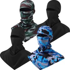 Balaclava Men Women Face Mask Sun/UV Protection Breathable Long Neck Covers for