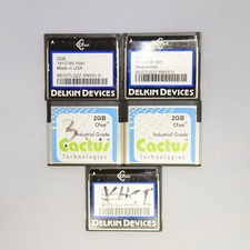 Lot of 5 2GB Compact Flash CF Memory Cards Used Tested