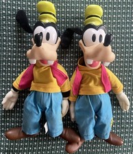 Vintage Set Of 2 Disney Goofy plush with vinyl head, hands, and feet 15 Inches