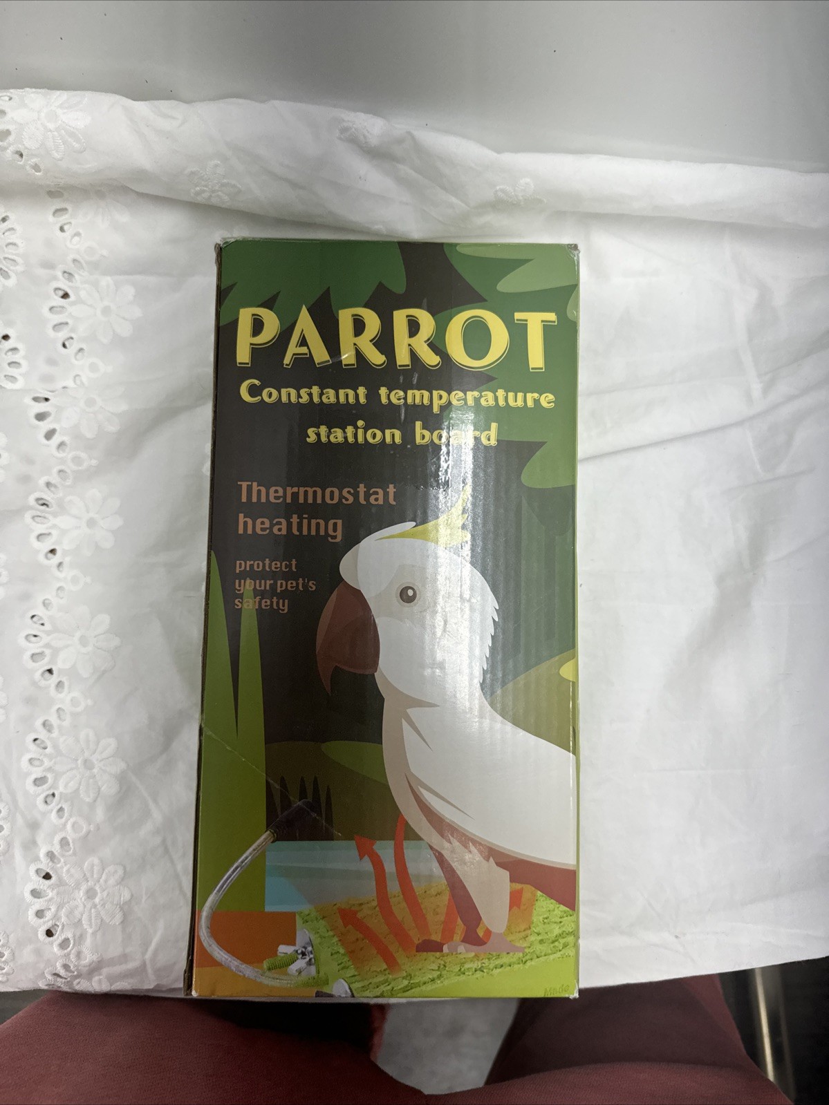 Bird Perch Stand Platform Warm Heating, Heating Bird Per...