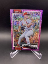 2026 Topps Series 1 Celebration Pink Confetti Michael McGreevy #161