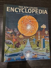 Vintage The New Golden Encyclopedia A Golden Pleasure Book Illustrated Childrens