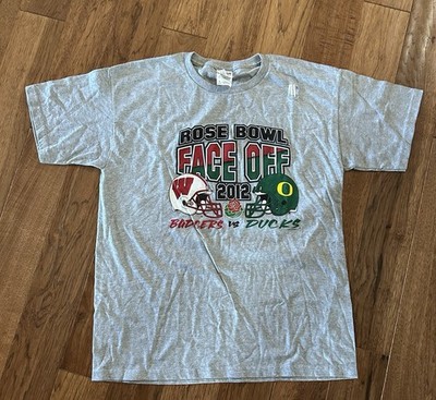 Oregon Ducks vs Wisconsin Badgers Shirt youth XL Rose Bowl 2012 NCAA Football
