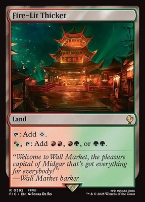 Fire-Lit Thicket 392 R Normal FIC MTG NM
