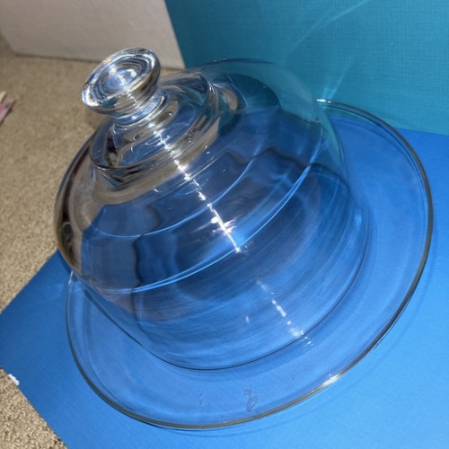 Arcoroc France Glass 2-pc Cheese Dome/Cloche Covered Serving Dish EUC - Picture 14 of 14