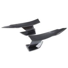 Universal Carbon Fiber Look Car Front Bumper Lip Splitter Fins Body Canards2953 Universal Carbon Fiber Look Car Front Bumper Lip Splitter Fins Body Canards2953