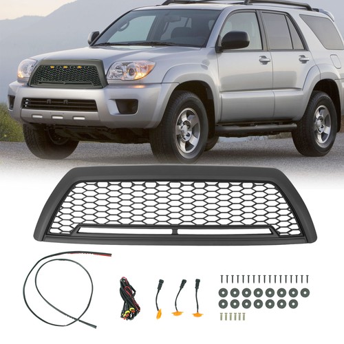 For 2006-2009 TOYOTA 4RUNNER Car Front Grill W/LED LIGHTS
