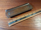 ANTIQUE ROYCROFT Hammered Copper Pen Tray 7" x 2 1/4" Ball Feet MISSION c1920 — photo 3