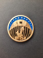ECU 2000 EUROPA  Ø 30 mm  12,4  PROOF mit Farbauflage in Münzkapsel