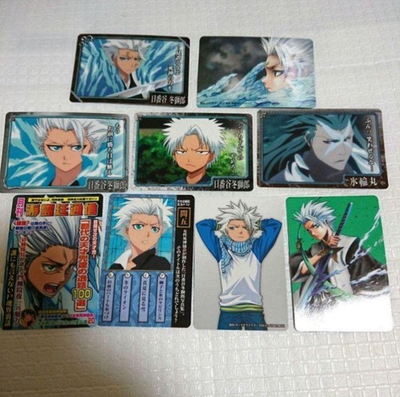 #ad #ad Bleach Hitsugaya Clear Collection 9 Piece Set Used No Bage Storage $60.99