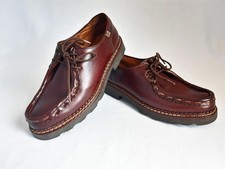 PIELSA SHOES Chaussures Homme Cuir Bordeaux Derbies Lacets Vintage Pointure 42