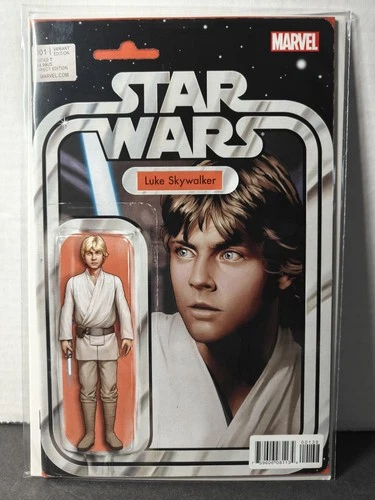 Star Wars #1 (Marvel Comics 2015) Luke Skywalker Action Figure Variant Cover