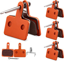 4 Pairs Bike Brake Pads, Disc Brake Pads Resin,Semi-Metallic for Mountain Bike