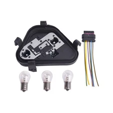 Tail Light Bulb Socket Panel & Connector with Bulbs for BMW 3-Series 2012-2015