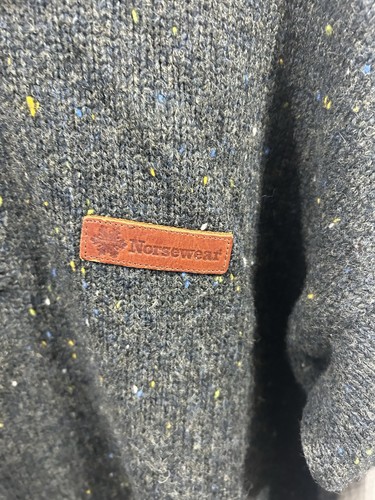 Vintage Norsewear Wolle Neuseeland Pullover Chunky Crew Sweater Herren XL Grün - Bild 4 von 7