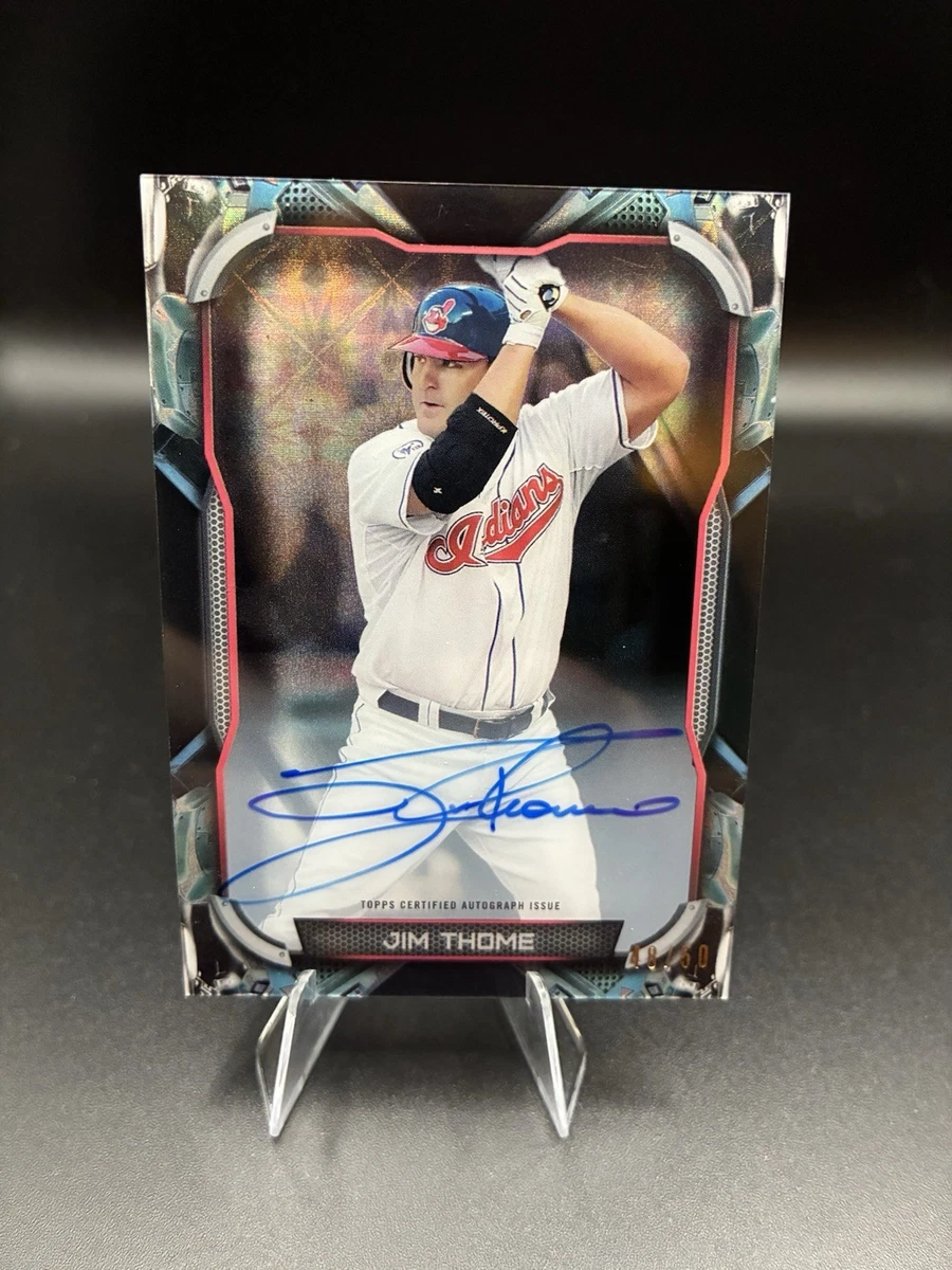 Jim Thome Baseball Serial Numbered Sports Trading Cards 