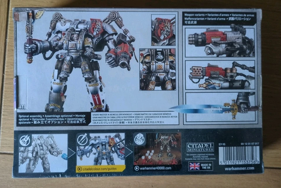 Warhammer Grey Knights Nemesis Dreadknight neuf dans une boîte scellée - Photo 2/4