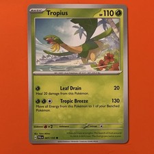 Pokémon TCG Tropius Illustration Scarlet & Violet Paldea Evolved 007/193