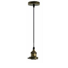 Image of Pendant Light Fitting Ceiling Rose E27 Holders Hanging Lighting Suspension Set