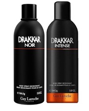 Guy Laroche DRAKKAR NOIR  DRAKKAR NOIR INTENSE Deodorant Body Spray 2 X 5.8 OZ