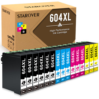 1-12 Tintepatronen 604XL für Epson für XP-2200 3200 2205 3205 4200 WF-2930 2950