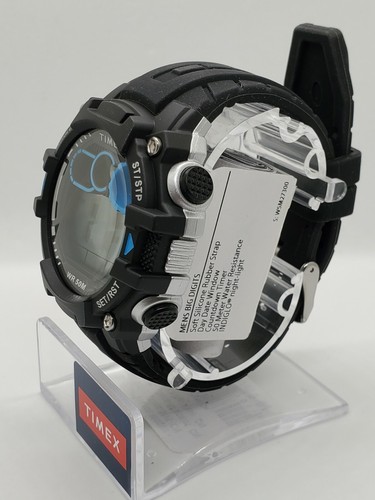 Timex Men's Big Digit DGTL 48mm Watch, black /blue TW5M27300 - 第 16/24 張圖片