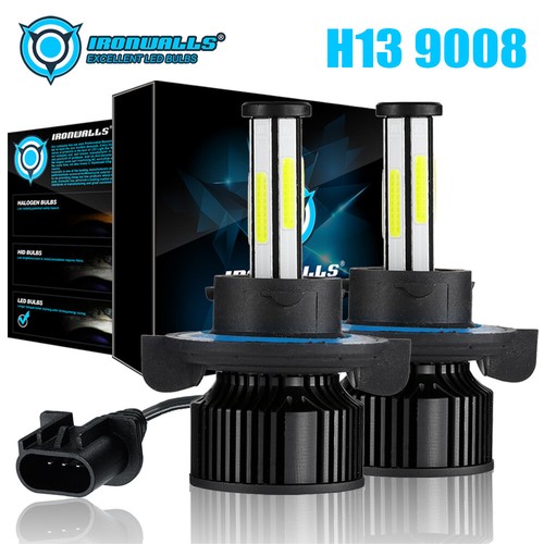 6-sides H13 9008 LED Headlight Bulbs Hi/Lo Beam Conversion 360000LM Super Bright - Foto 1 di 12