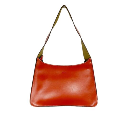 Mondani New York borsa a tracolla vintage in ecopelle colore rosso marrone - Foto 2 di 9