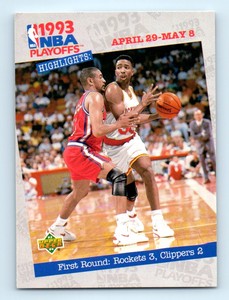 1993 Upper Deck Basketball First Round: Rockets 3, Clippers 2 #184