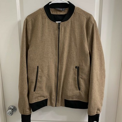 zara pique bomber jacket