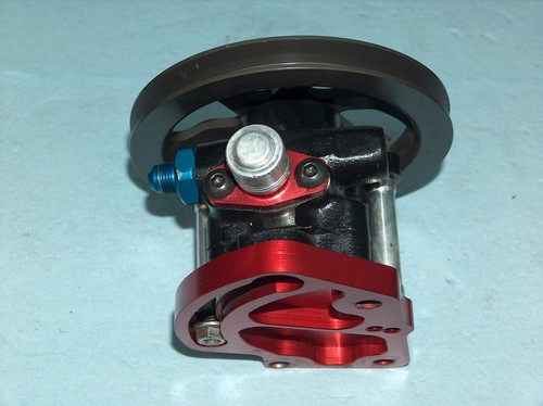 KRC Racing Cast Iron Power Steering Pump 50010000 w/Pulley w/SBC Bracket - Picture 15 of 15