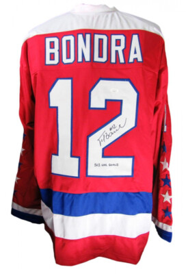 Peter Bondra Signed Washington Capitals 
