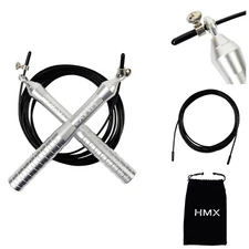HMX Adjustable Skipping Rope Fitness Yoga Gym Jumping Speed Exercise Cardio Skip