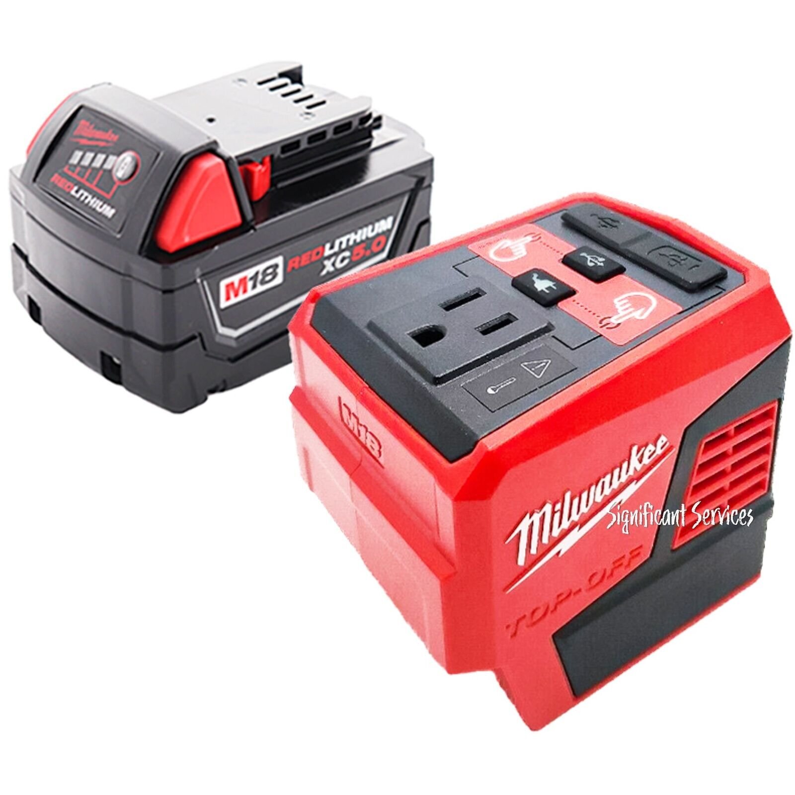 Milwaukee 2846-50 M18 TOP-OFF 175-Watt Cordless Power Supply 