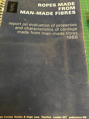 Geschichte der Seile Chemiefasern 1966 Heft Hanf 