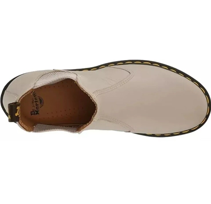 Dr. Martens Doc 2976 Vintage Taupe Virginia Chelsea Boots Womens Sizes Cross New thumbnail 4