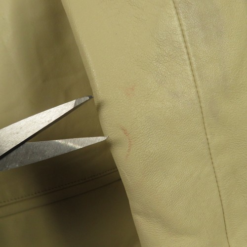 Banana Republic Sport Coat Mens XL 100% Leather 2 Button Up Lined Jacket - Picture 13 of 24