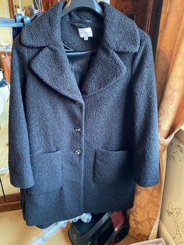 Warehouse Teddy Coat Dark Brown Faux 