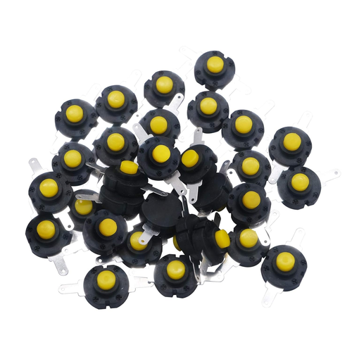 30Pcs Self-Lock Micro Push Button Switch DC 12V Switch 0.5A 2-Pin Latching Mini - Picture 9 of 12