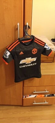 Adidas Manchester United FC MARTIAL maillot de football 2015/16 garçons 7-8 ans - Photo 1/4
