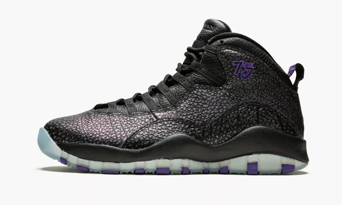 Size 9 - Jordan 10 Retro Paris 2016 310805-018 black purple