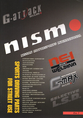 Catalog] 2000 Nismo sports driving parts brochure Skyline GT-R